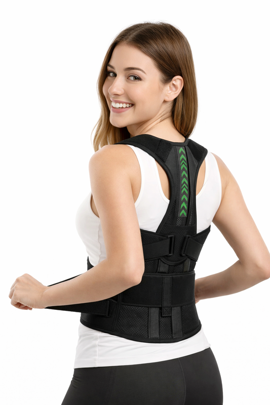 Corrector de Postura Ajustable con Soporte Lumbar – Alivia la Espalda y Mejora tu Postura desde el Primer Uso